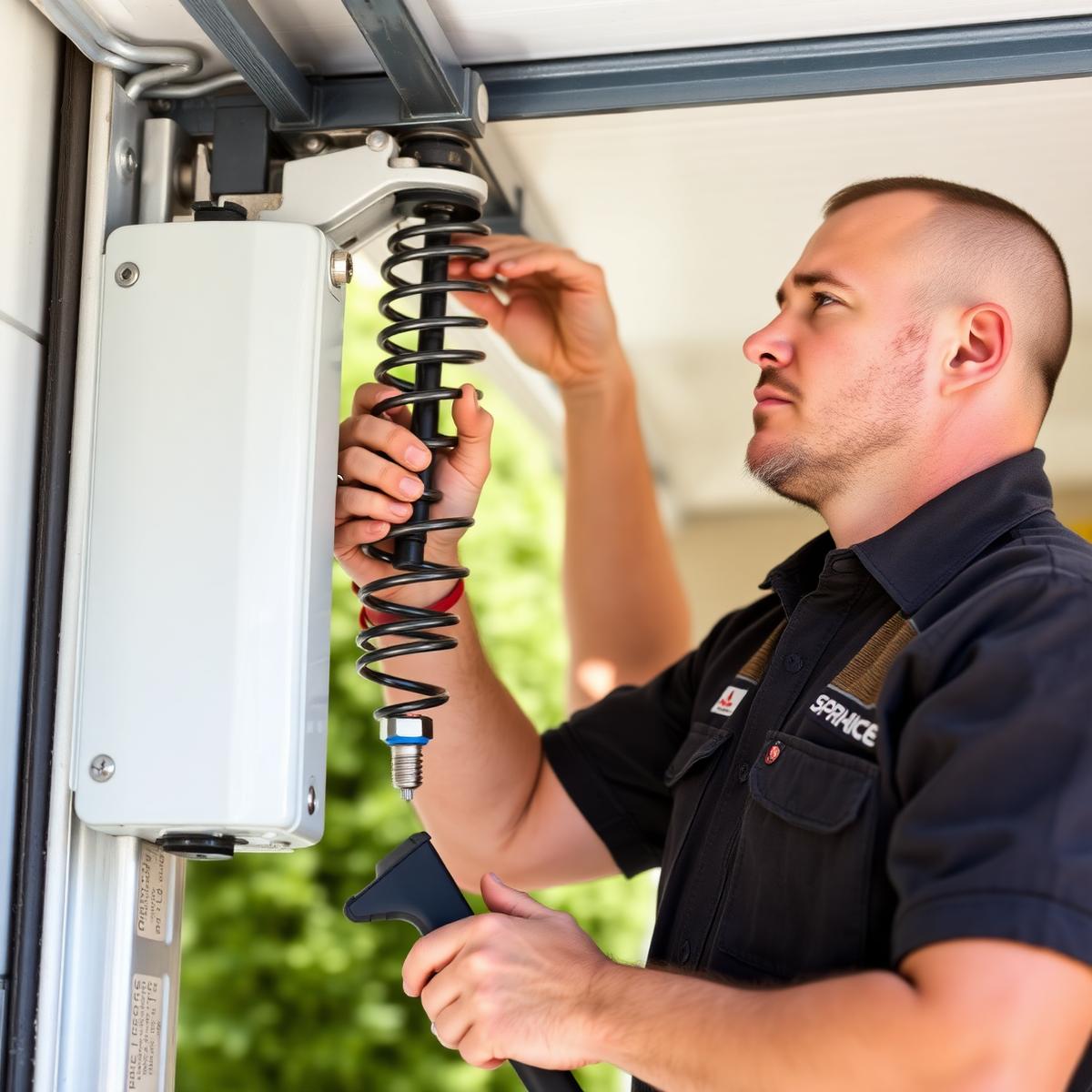 Daper Garage Doors technician at work